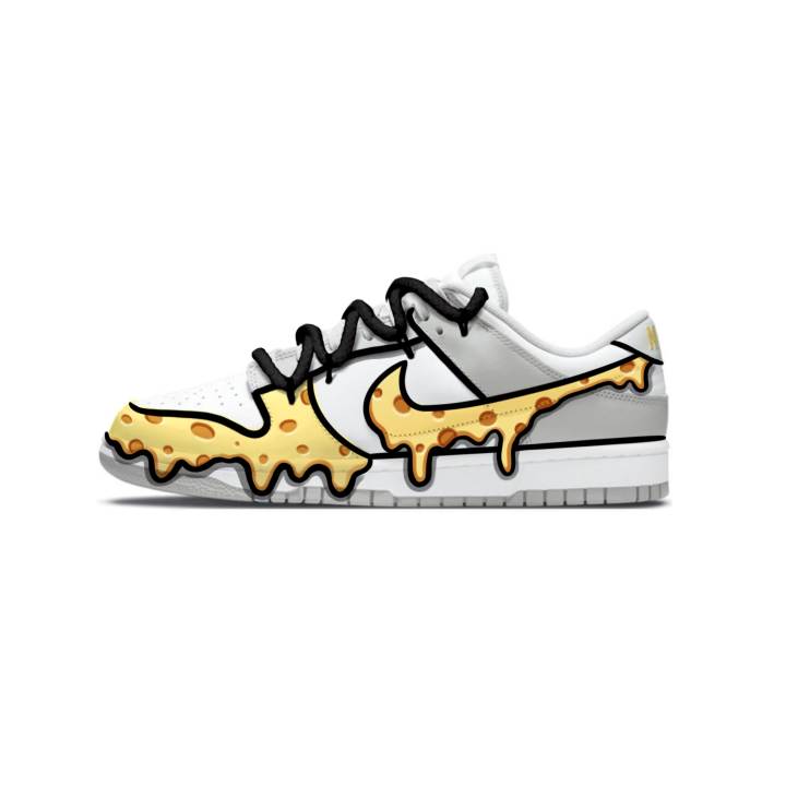 Nike Nike Dunk Special Gift Bag, Cheese Lava Filling, Cartoon Style Lightweight Breathable Low top Skateboard Shoes Unisex