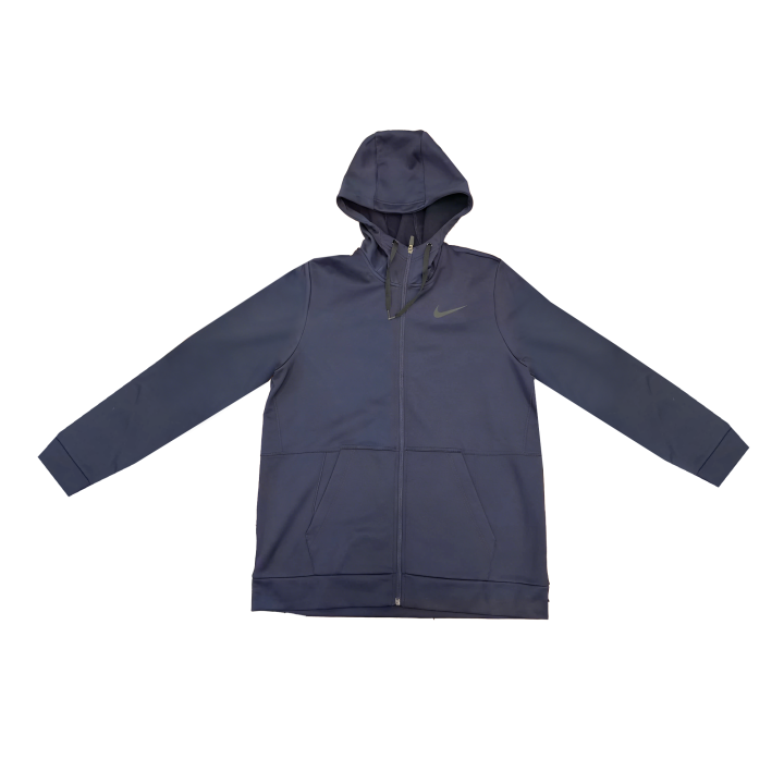Nike Nike Therma Moisture Wicking Thermal Breathable Sports Training Fleece Lined Hooded Long Sleeved Quick Dry Clothing