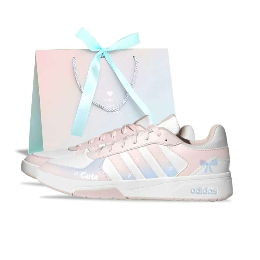 Adidas Adidas COURTBEAT Synthetic Leather Lightweight Breathable Low top Skateboard Shoes Unisex