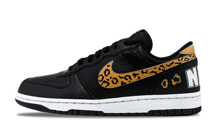 Nike Nike Big Synthetic Leather, Leather Abrasion Resistant Low top Skateboard Shoes Men's Black Brown