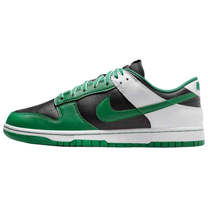 Nike Nike Dunk Low top Skateboard Shoes Unisex Black White Green