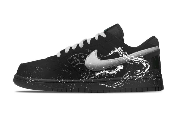 Nike Nike Big Recall Low top Skateboard Shoes Men's Black White