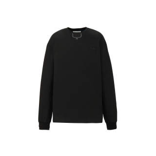 Onitsuka Tiger LOGO LS TEE Long Sleeved T Shirt Unisex Black
