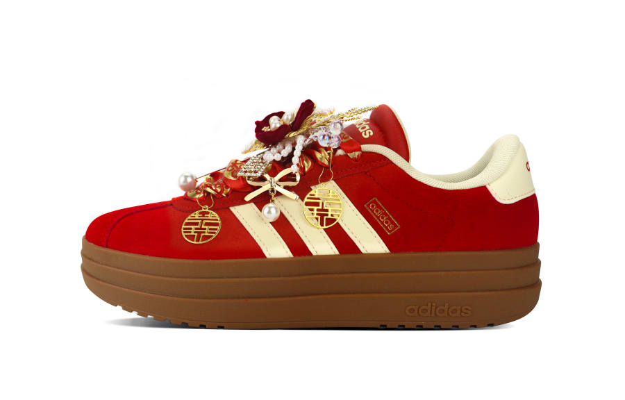 Adidas Adidas VL Court Bold Low top Skateboard Shoes Women's Red