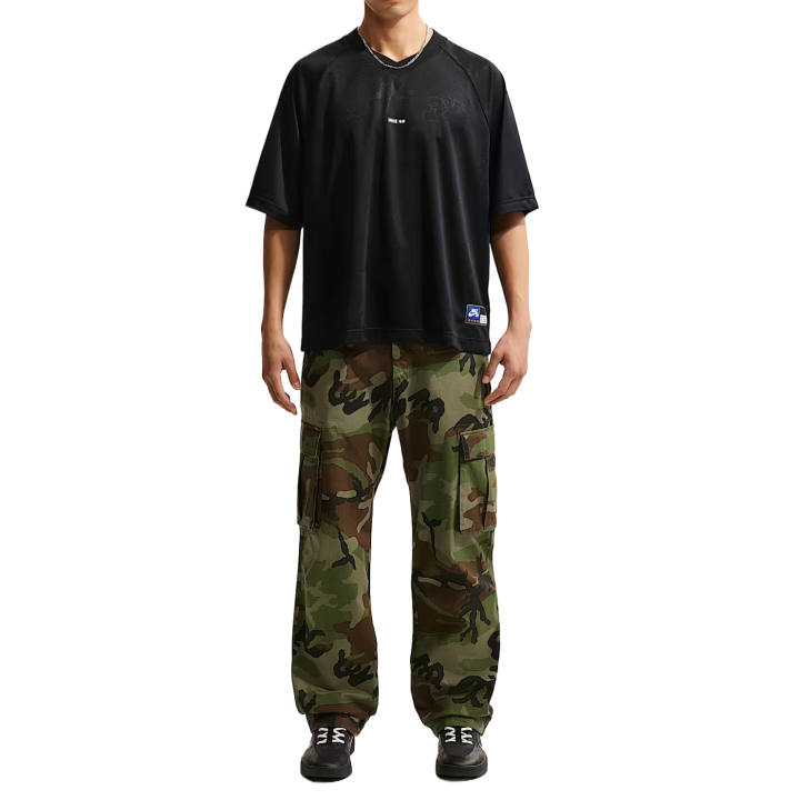 Nike Nike SB T Shirts Men's Black V Neck Moderate