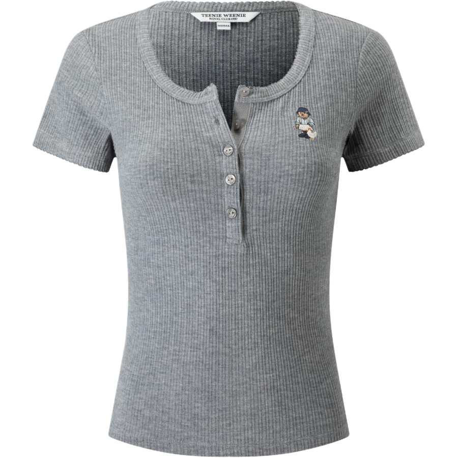 Teenie Weenie T Shirts Women's Henry Collar Moderate