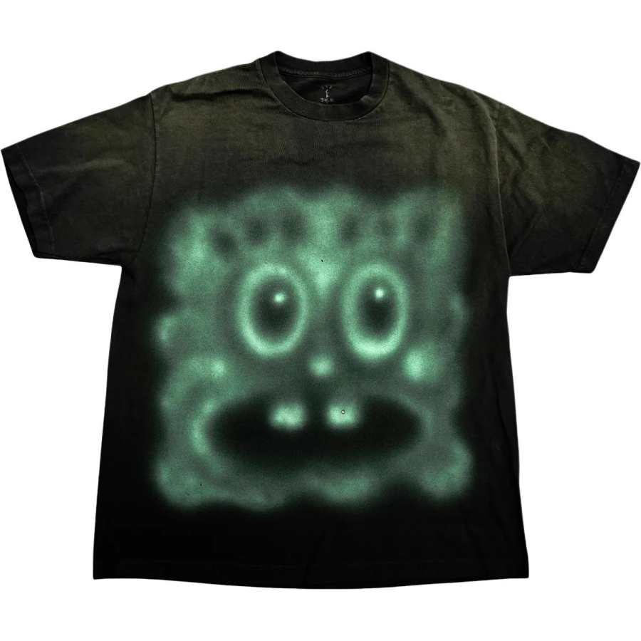 Travis Scott x SPONGEBOB SQUAREPANTS KRABBY PATTY TEE T Shirt Unisex