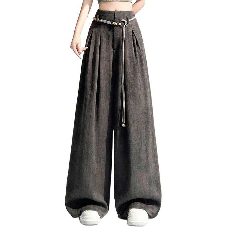 JBBCN Casual Pants Women's Moderate Wide Leg Pants