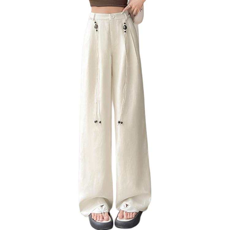 JBBCN Casual Pants Women's Thin Wide Leg Pants