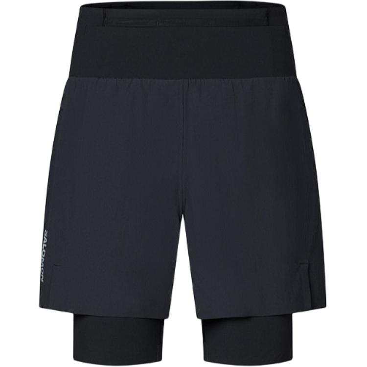 SALOMON Running Shorts Women's Pitch Black Moderate