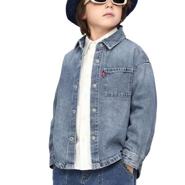 Levis Levis Kids' Denim Shirts Lapel
