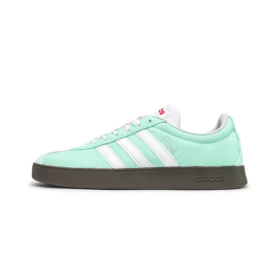 Adidas Adidas VL COURT 2.0 Iced Lemon Sparkling Suede Lightweight Low top German Army Trainers Unisex Mint Green