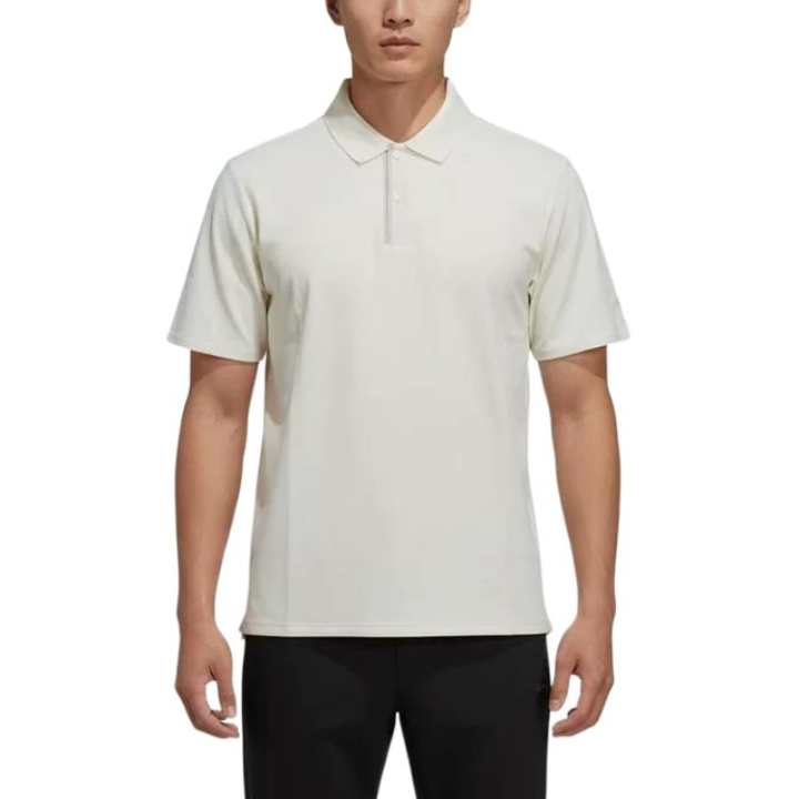 Adidas Adidas Polo Shirts Men's Ecru Polo Collar Moderate