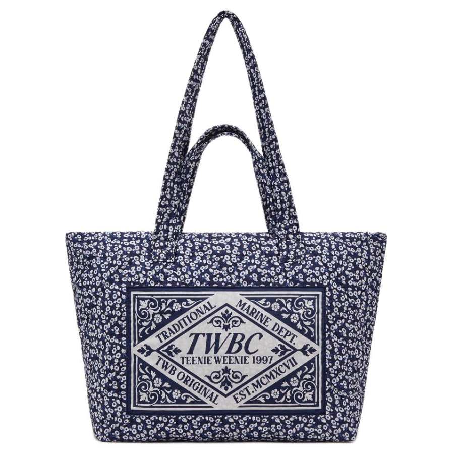 Teenie Weenie Fabric Handbag Regular Women's Navy Blue