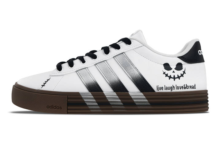 Adidas Adidas Daily 4.0 Low top Skateboard Shoes Unisex Silver Black White
