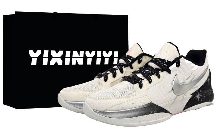 Nike Nike Ja Morant 2 Abrasion Resistant Slip Resistant Low top Basketball Shoes Unisex Starry Night Silver