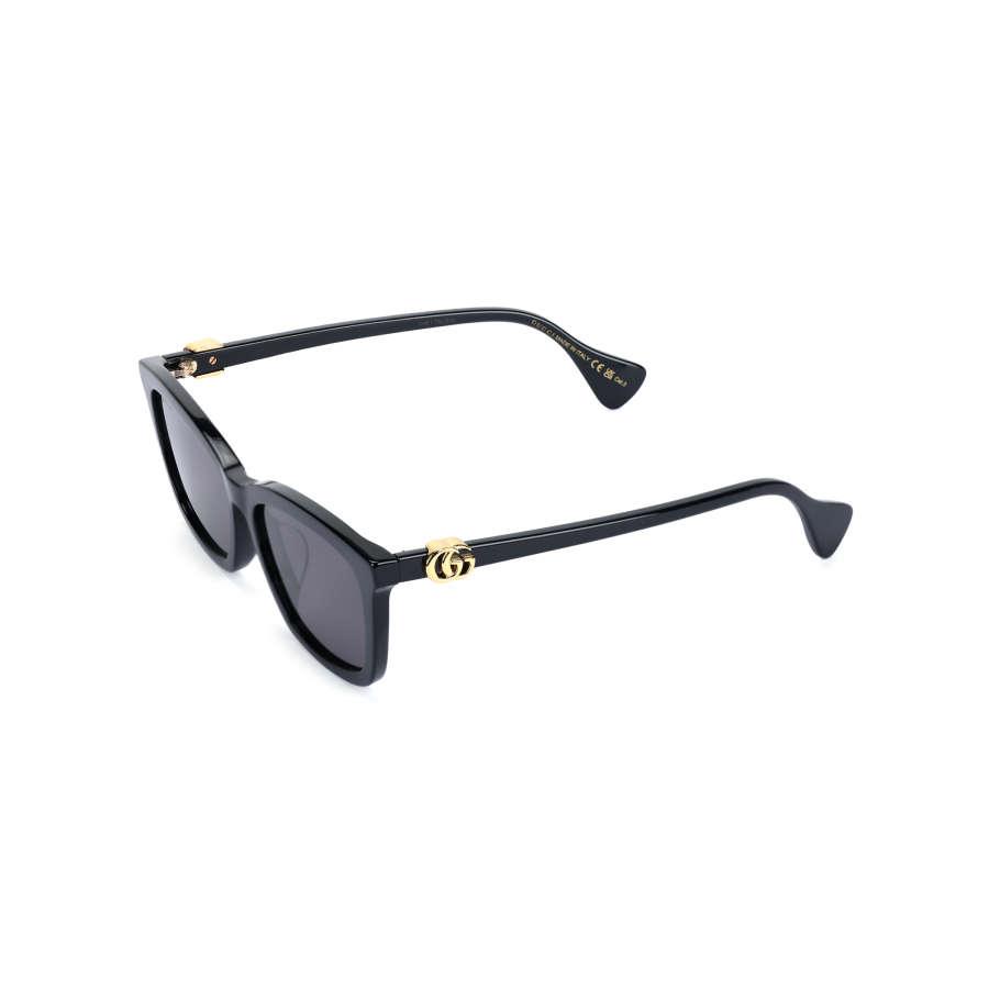 GUCCI GUCCI Rectangular Sunglasses Men's Black