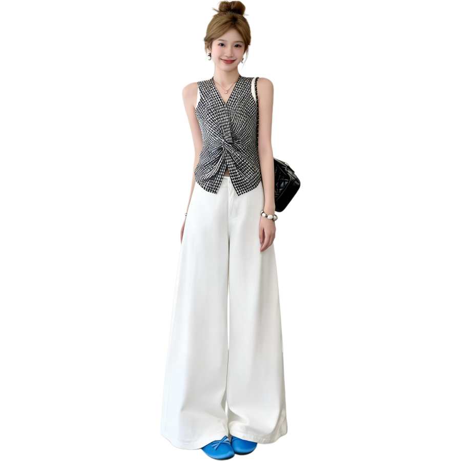 JBBCN Casual Suits Women's V Neck Moderate Long