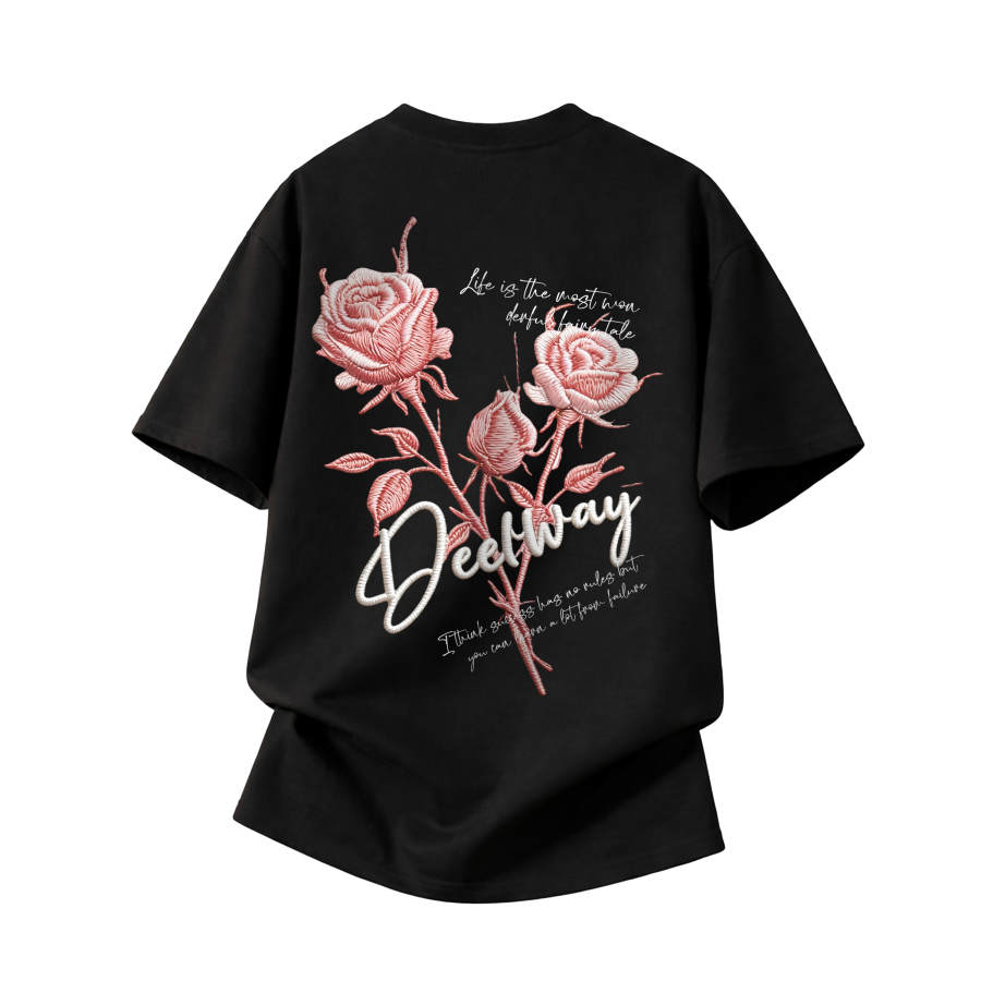 DEERWAY T Shirts Unisex Crew Neck Moderate Straight Fit