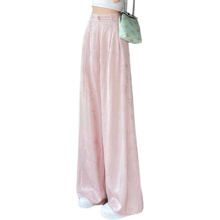 JBBCN Casual Pants Women's Moderate Wide Leg Pants