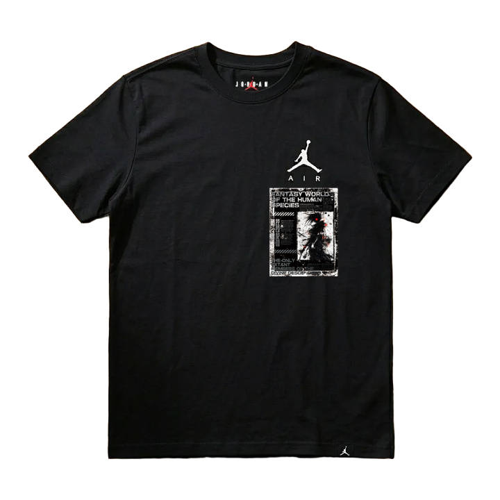 Jordan Jordan Jumpman T Shirts Unisex Black Crew Neck Moderate Straight Fit