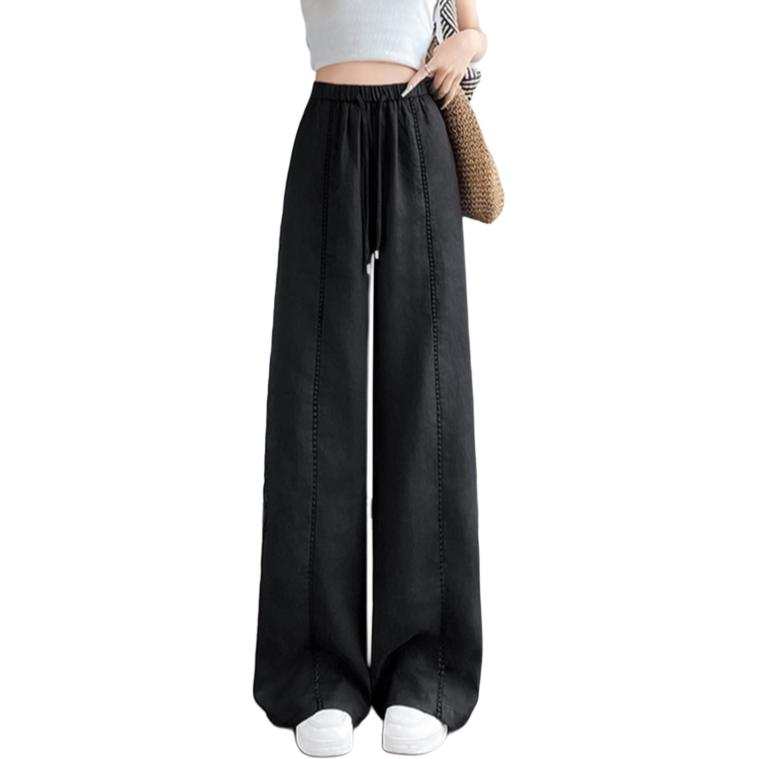 JBBCN Casual Pants Women's Moderate Wide Leg Pants