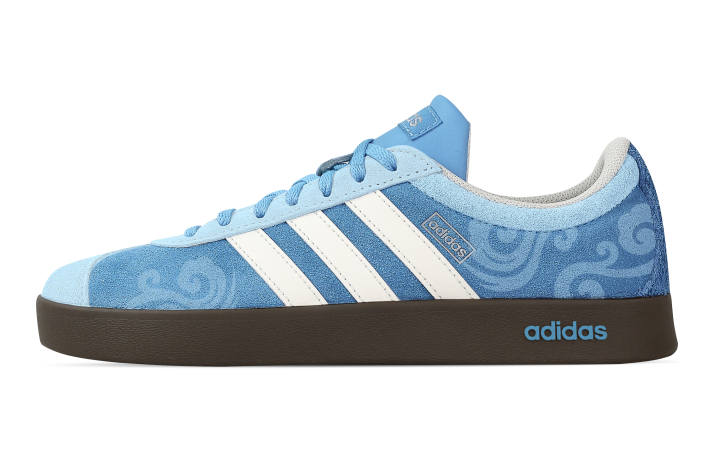 Adidas Custom Adidas VL COURT 2.0 Cloud Canyon Cyan Wave Low top German Army Trainers Unisex Blue