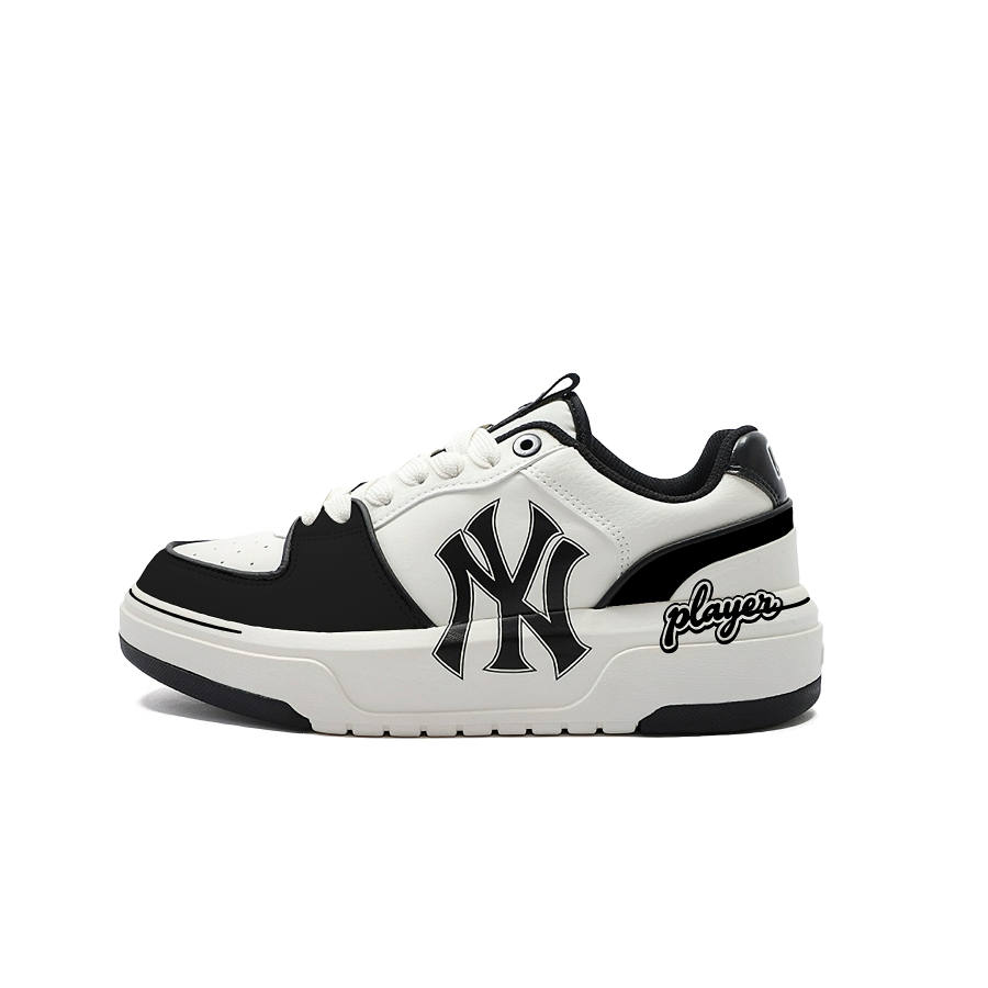 MLB Chunky Liner Crayon Puppy, American Boy Pu Low top Skateboard Shoes Unisex