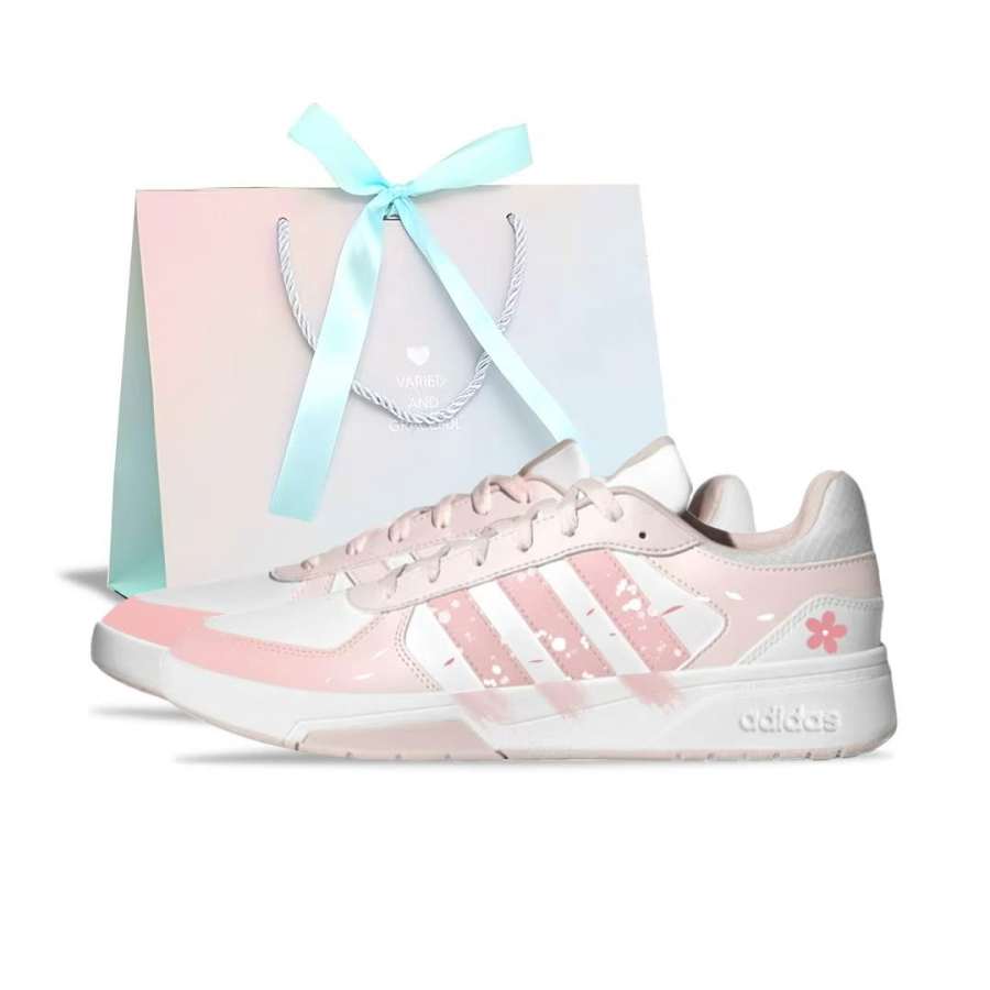 Adidas Adidas COURTBEAT Synthetic Leather Lightweight Breathable Low top Skateboard Shoes Unisex