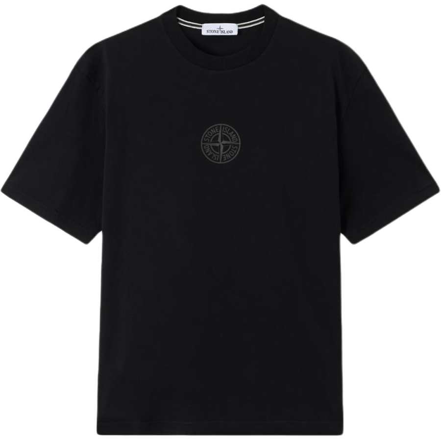 Stone Island Camouflage Compass Logo T-Shirt