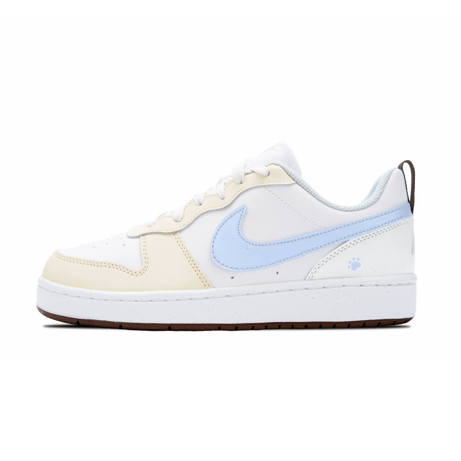 Nike Nike Court Borough Butter Cookie Synthetic Leather Slip Resistant Abrasion Resistant Low top Skateboard Shoes Women's