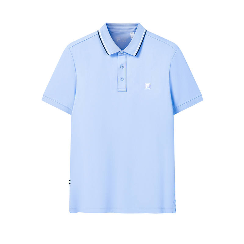 FILA Heritage Polo Shirts Men's Blue And White Blue Moderate