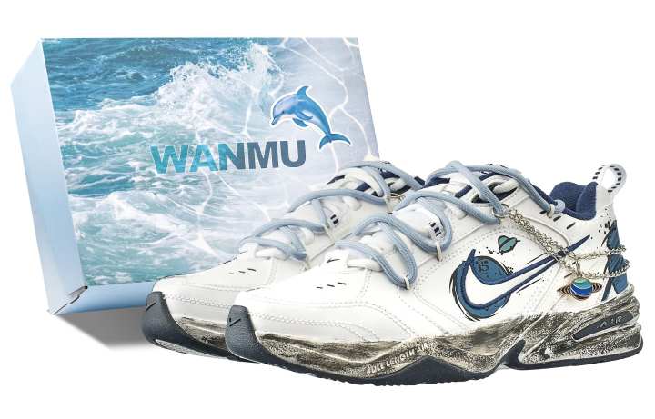 Nike Nike Air Monarch 4 Hobo Earth Cushioning Slip Resistant Abrasion Resistant Support Low top Chunky Sneakers Unisex