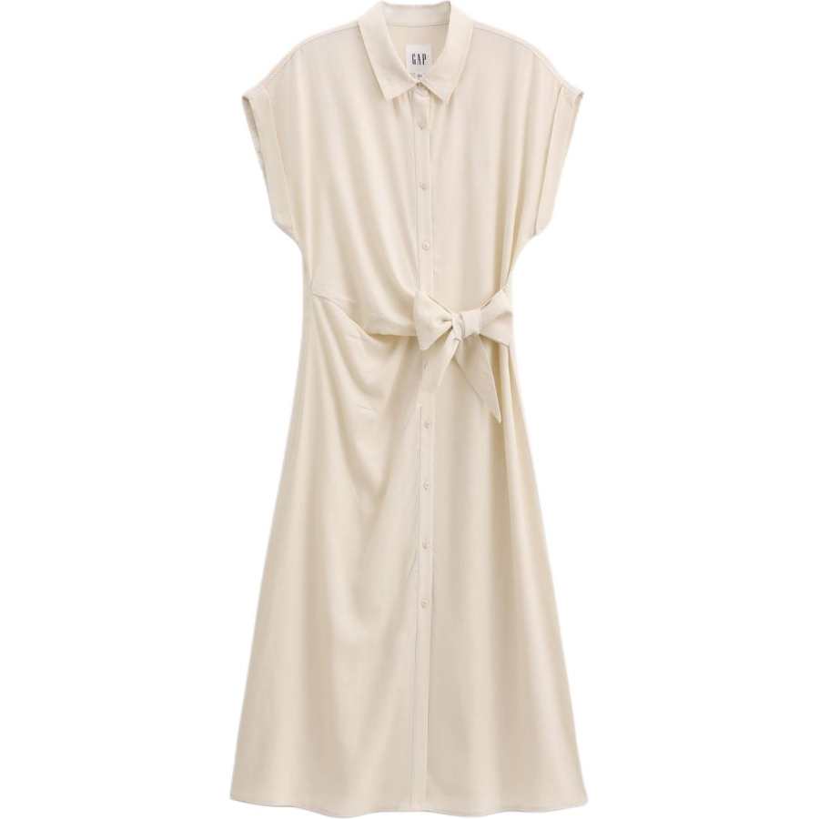 GAP Sleeveless Dresses Women's Lapel Moderate Midi Skirt