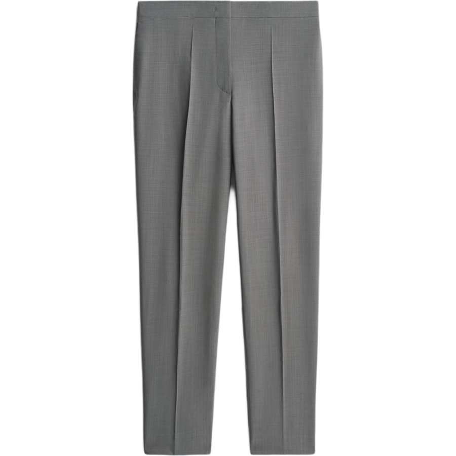 COS Casual Pants Women's Graphite Gray Moderate Straight Fit Pants