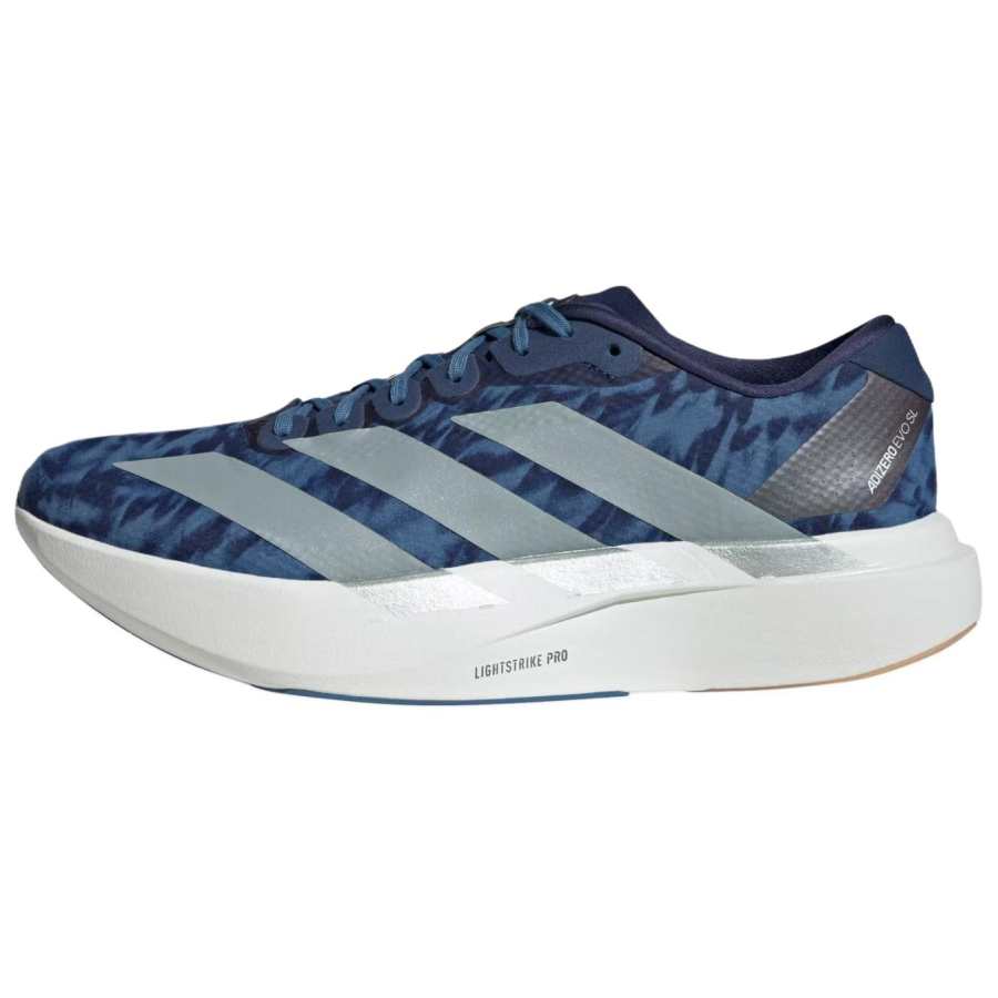 Adidas Adidas Adizero Evo SL Breathable Height Increasing Running Shoes Men's Indigo