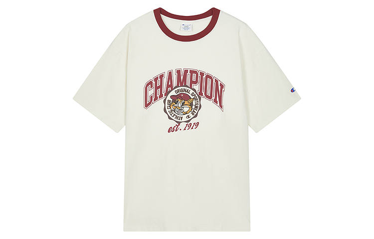 Champion Campus T Shirts Unisex Crew Neck Moderate