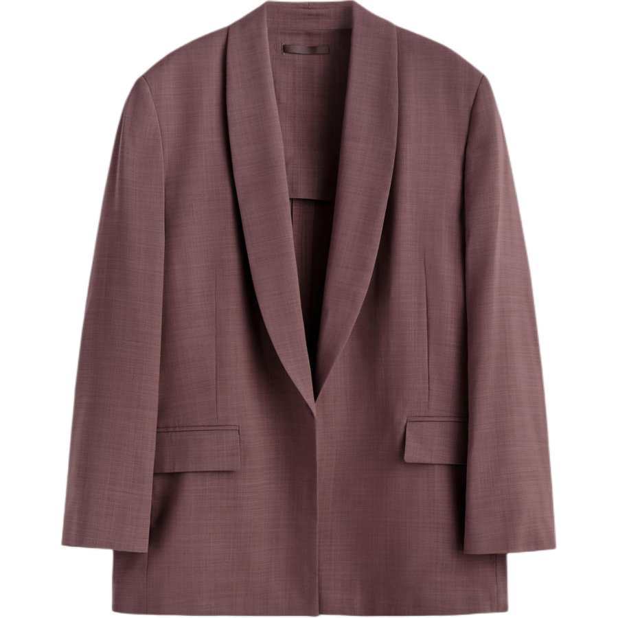 COS Business Suits Women's Russet Shawl Collar