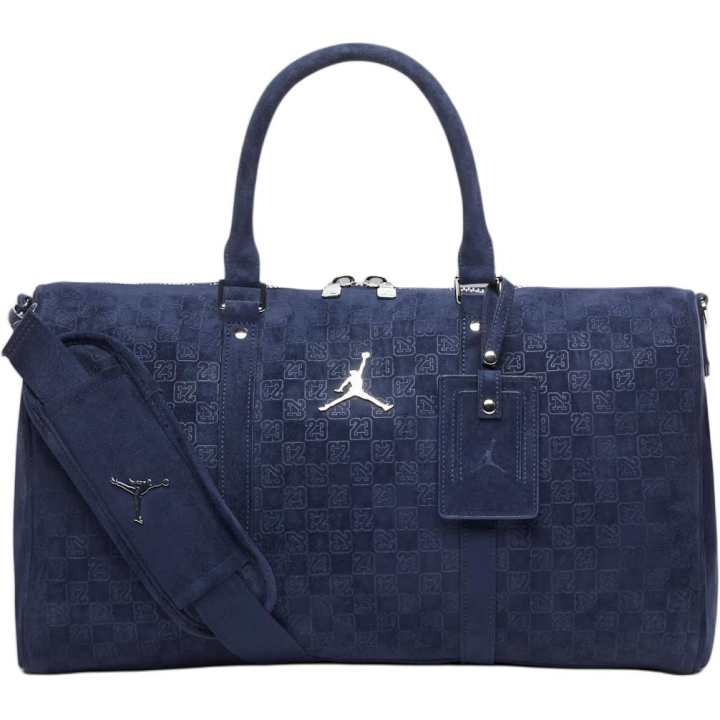 Jordan Jordan Monogram 25L Pu Travel Bag Unisex Midnight Marine