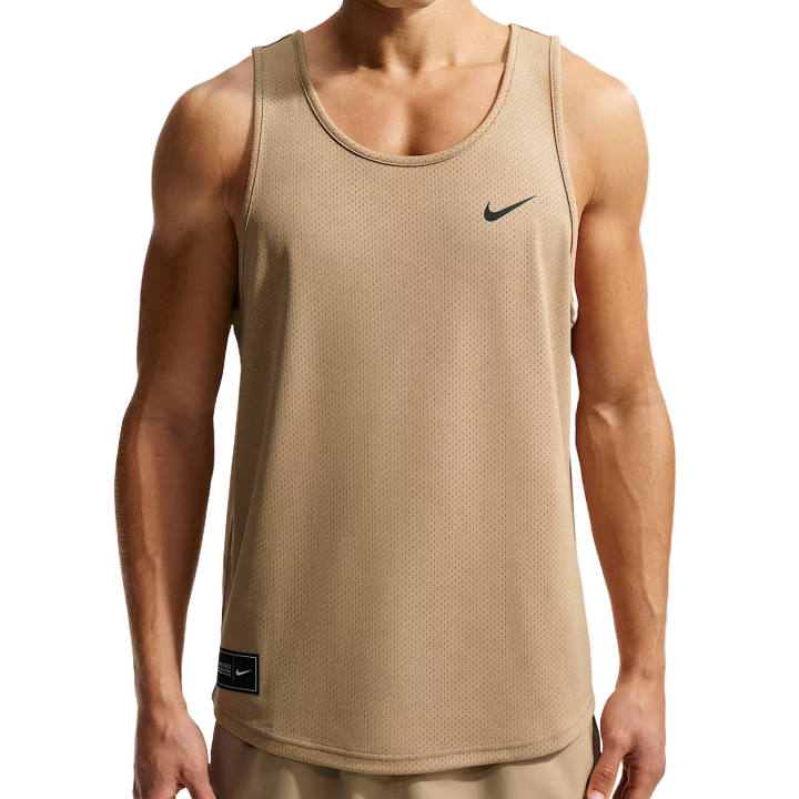 Nike Nike Tank Tops Men's Apricot Tea Brown/Cool Gray/Black/Black Crew Neck Moderate Other
