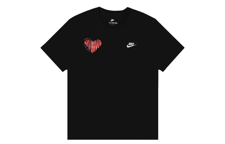 Nike Nike Sportswear Summer Short Sleeved T Shirts Men's Black
