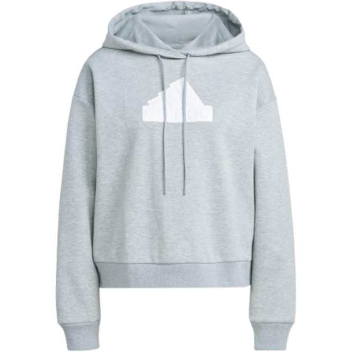 Adidas Adidas Sweatshirts Women's Gray Hooded Non Detachable Moderate