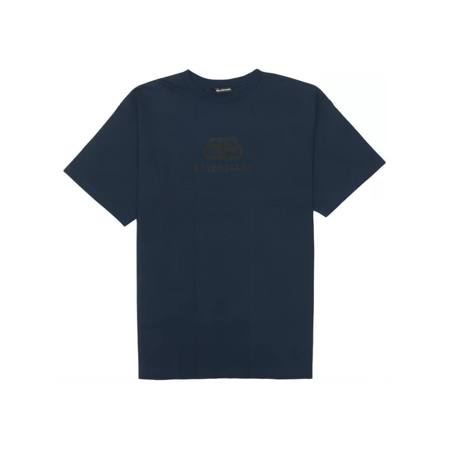 Balenciaga SS22 T Shirt Men's Blue Black