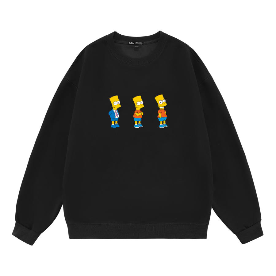 The Simpsons Sweatshirts Unisex Crew Neck Moderate Regular