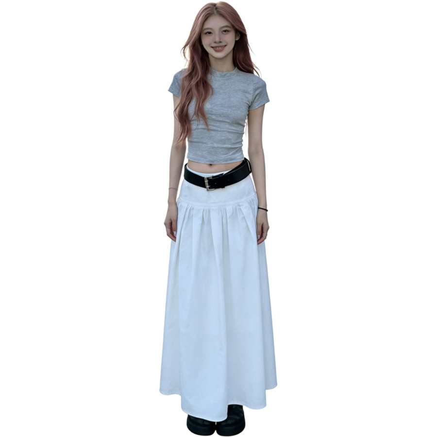 JBBCN Two Piece Skirt Sets Women's Crew Neck Moderate Long