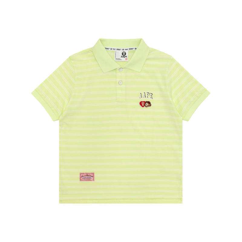 Aape Polo Shirts Women's Green GRU Moderate Straight Fit