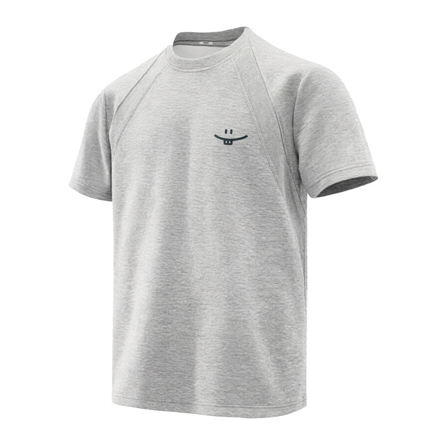 MINISO T Shirts Unisex Crew Neck Moderate Straight Fit