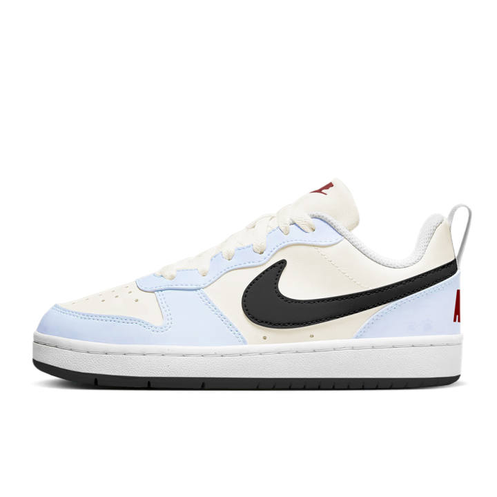 Nike Nike Court Borough Abrasion Resistant Low top Skateboard Shoes Women's Light Blue