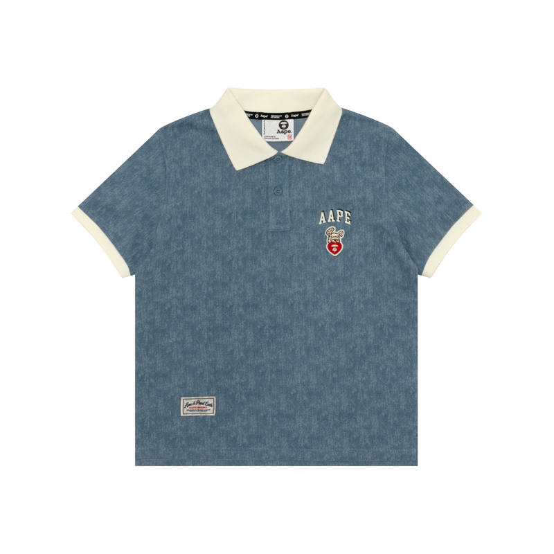 Aape SS26 Polo Shirt Women's Blue