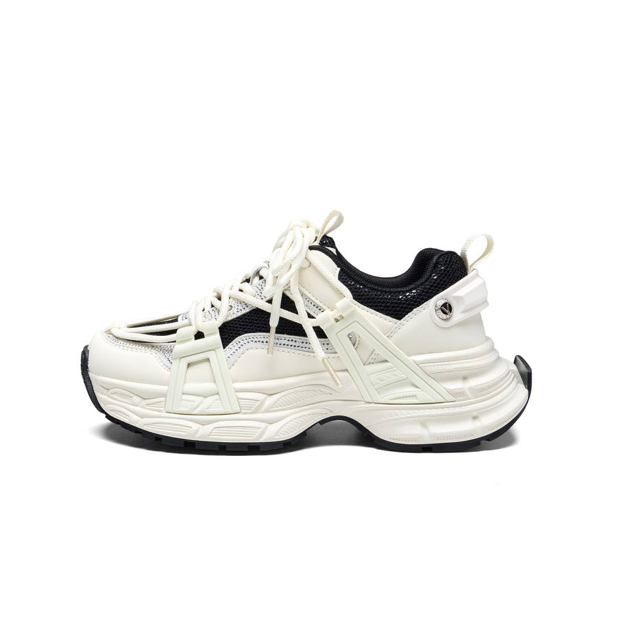 YEARCON Lightweight Height Increasing Low top Chunky Sneakers Women's